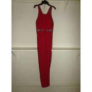 Formal Long Fitting Red Dress